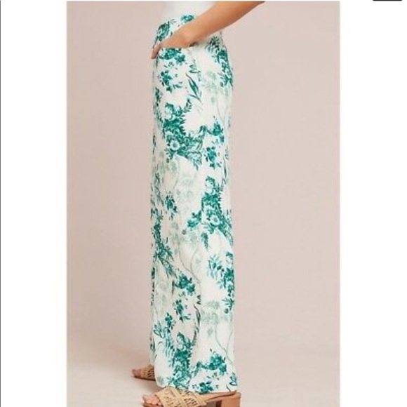 NWT Anthropologie Christina Wide-Leg Trousers - Picture 2 of 9